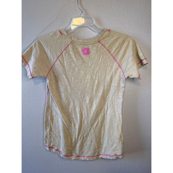 Natural Life T Shirt Pink Floral Small Cotton Garden Whimsy Nature - Picture 4 of 5